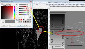 step3 to fill in gray related borderT